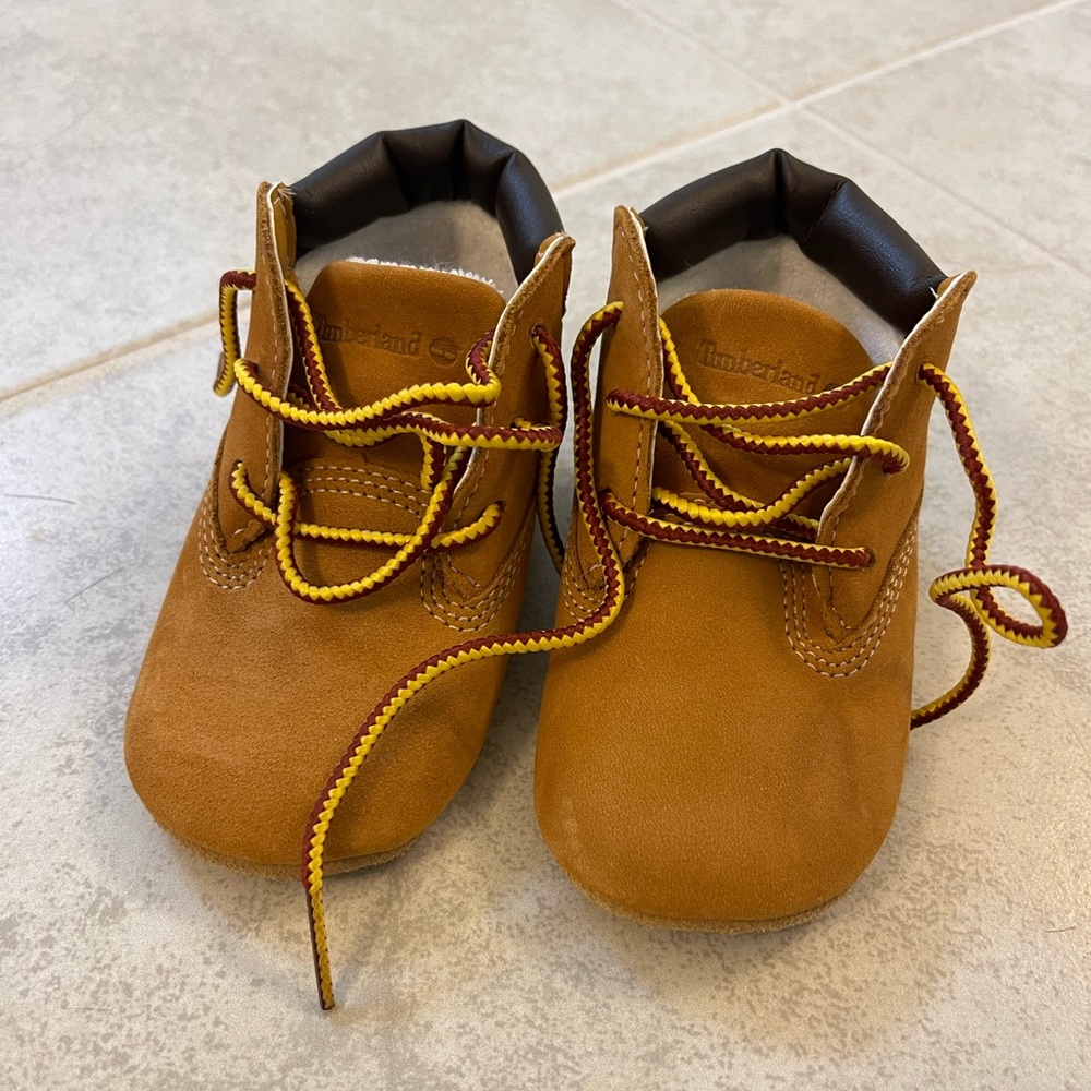 Timberland baby crib booties (shoes) size 3